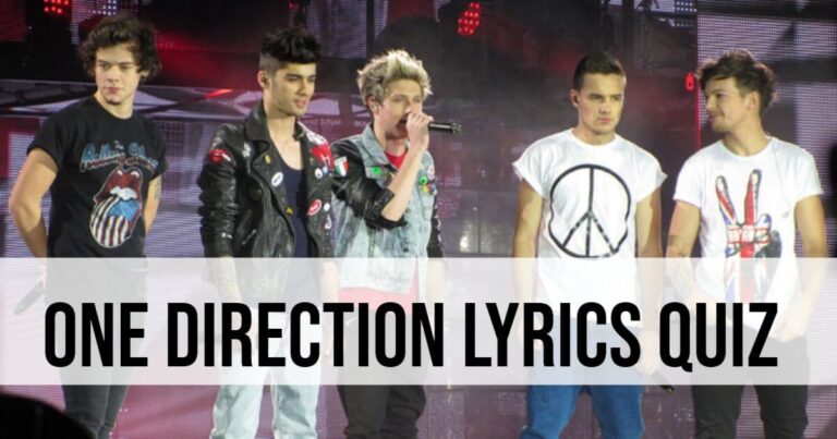 one direction lyrics quiz