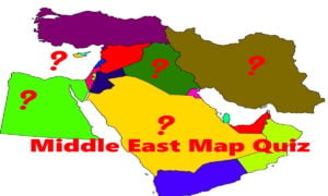 middle east map quiz