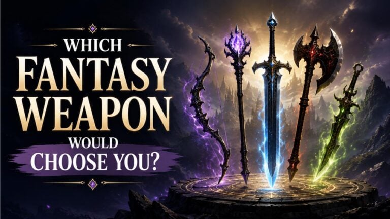 Which Fantasy Weapon Would Choose You?