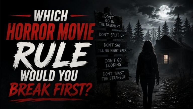 Which Horror Movie Rule Would You Break First?