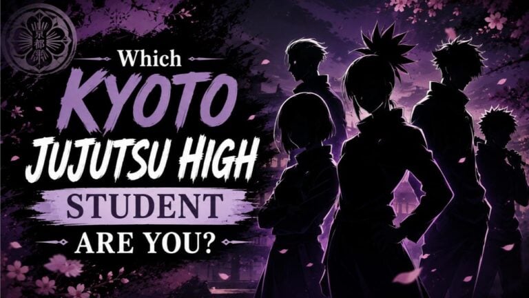 Which Kyoto Jujutsu High Student Are You?
