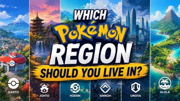Which Pokémon Region Should You Live In?