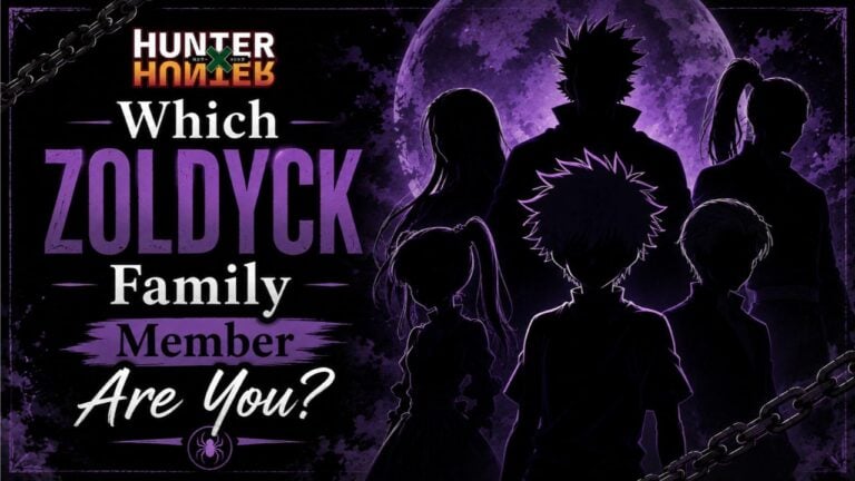 Which Zoldyck Family Member Are You?