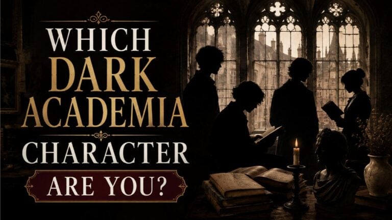 Which Dark Academia Character Are You?