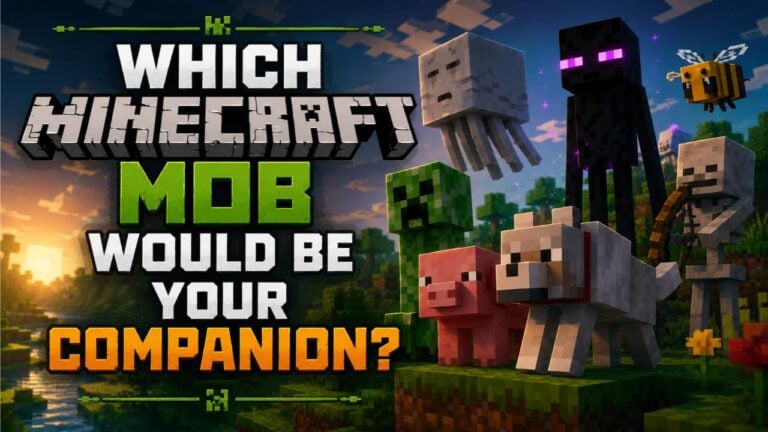 Which Minecraft Mob Would Be Your Companion?