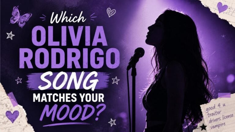 Which Olivia Rodrigo Song Matches Your Mood?