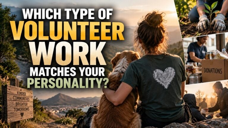 Which Type of Volunteer Work Matches Your Personality?