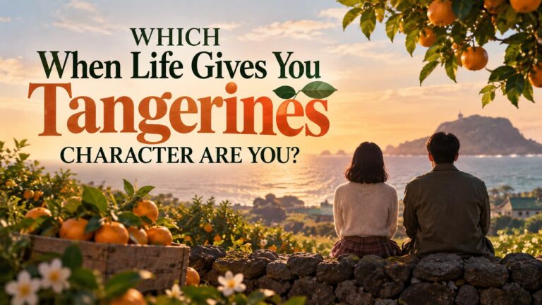 Which When Life Gives You Tangerines Character Are You?