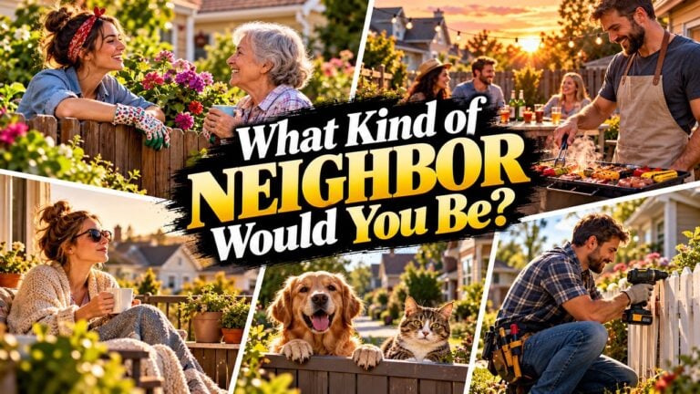 What Kind of Neighbor Would You Be?