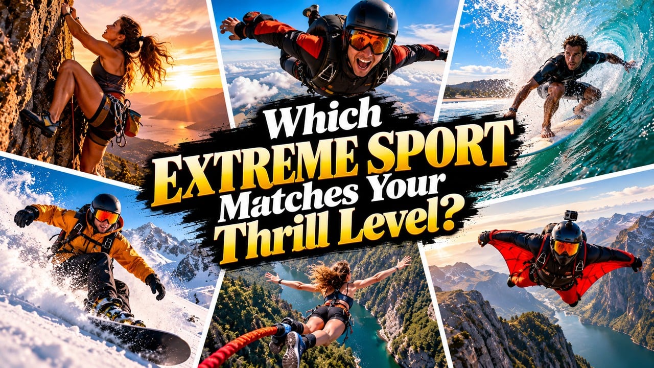 Which Extreme Sport Matches Your Thrill Level?