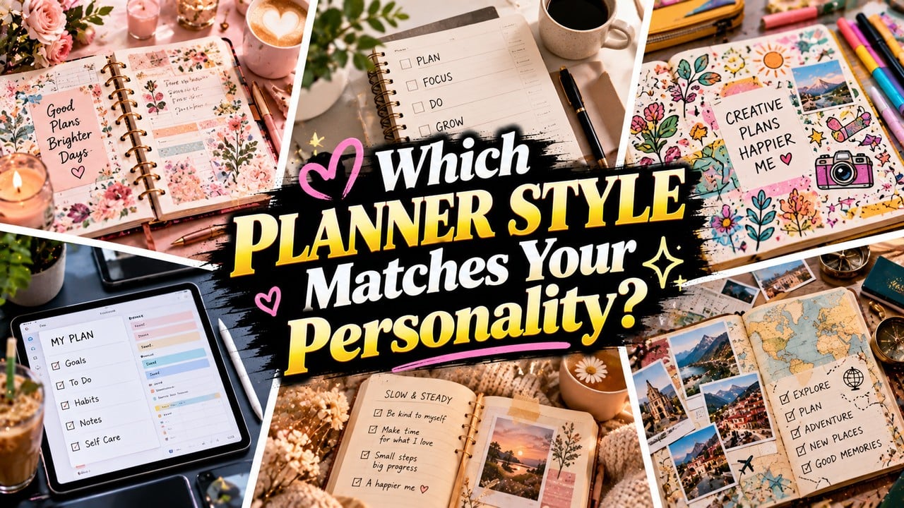 Which Planner Style Matches Your Personality?