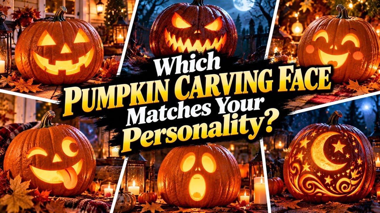 Which Pumpkin Carving Face Matches Your Personality?