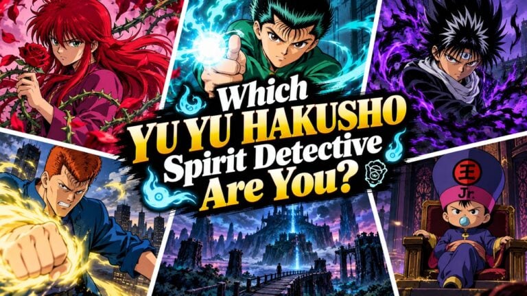 Which Yu Yu Hakusho Spirit Detective Are You?